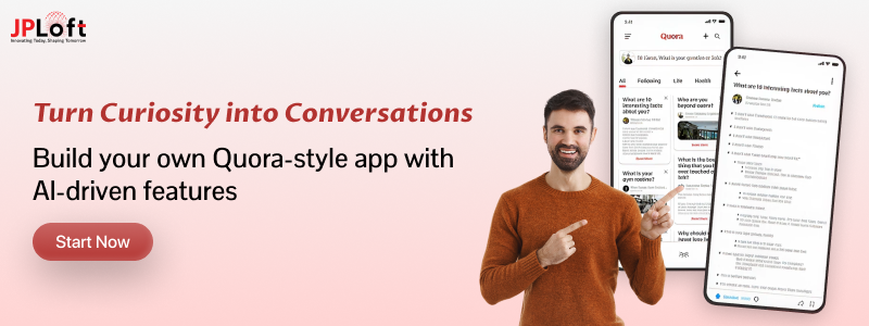 Create an APP like Quora CTA